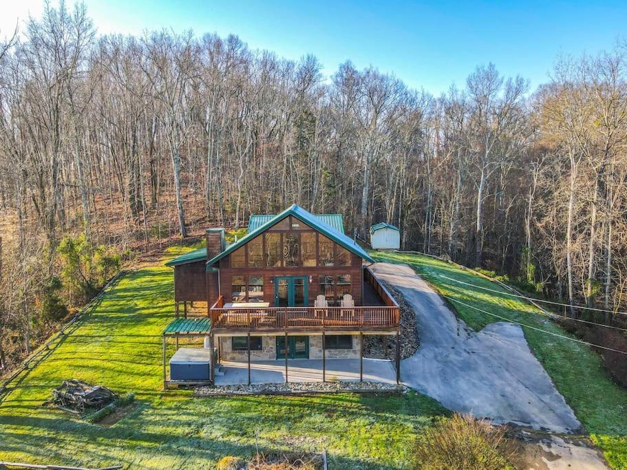 Dog Friendly! Views! Hot Tub! Close To Pf! Gsmnp Sevierville Eksteriør bilde